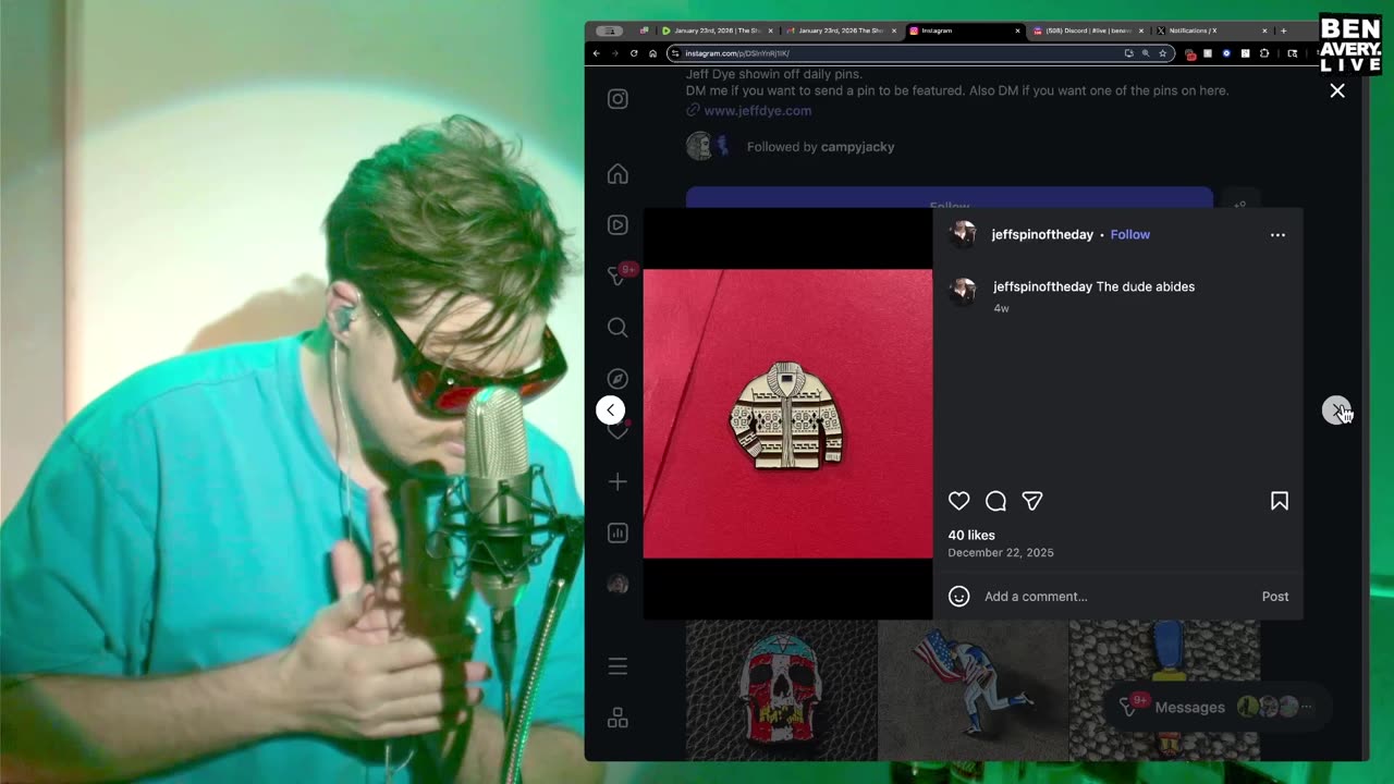 JEFF'S PIN COLLECTION!