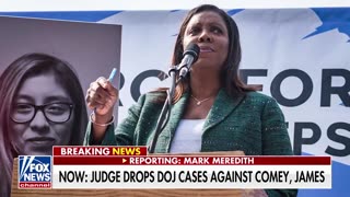 Judge drops DOJ cases against James Comey, Letitia James