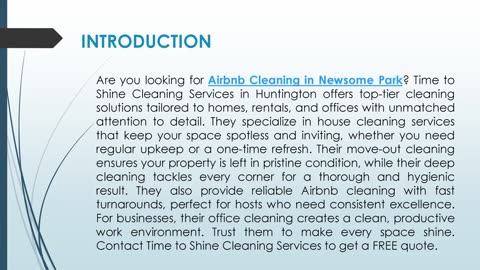 Are you looking for Airbnb Cleaning in Newsome Park?