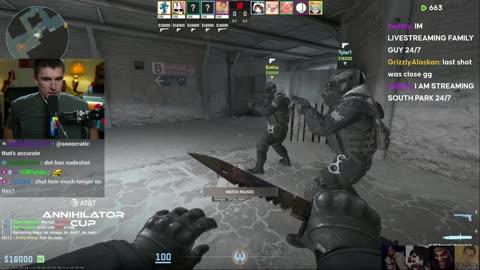 AT&T ANNIHILATOR CUP COUNTER-STRIKE 2 THEN LEAGUE DERUST PRACTICE