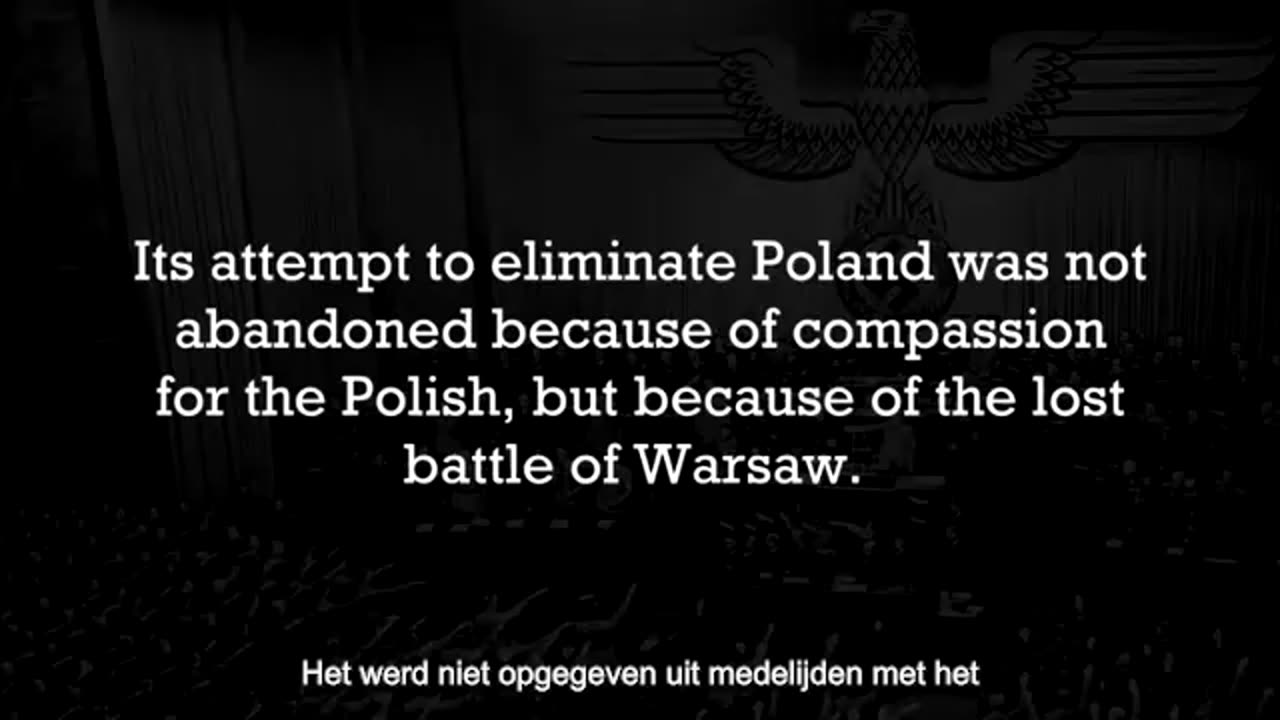 Hitler last speech January 30 1945 (Dutch/NL Subs)