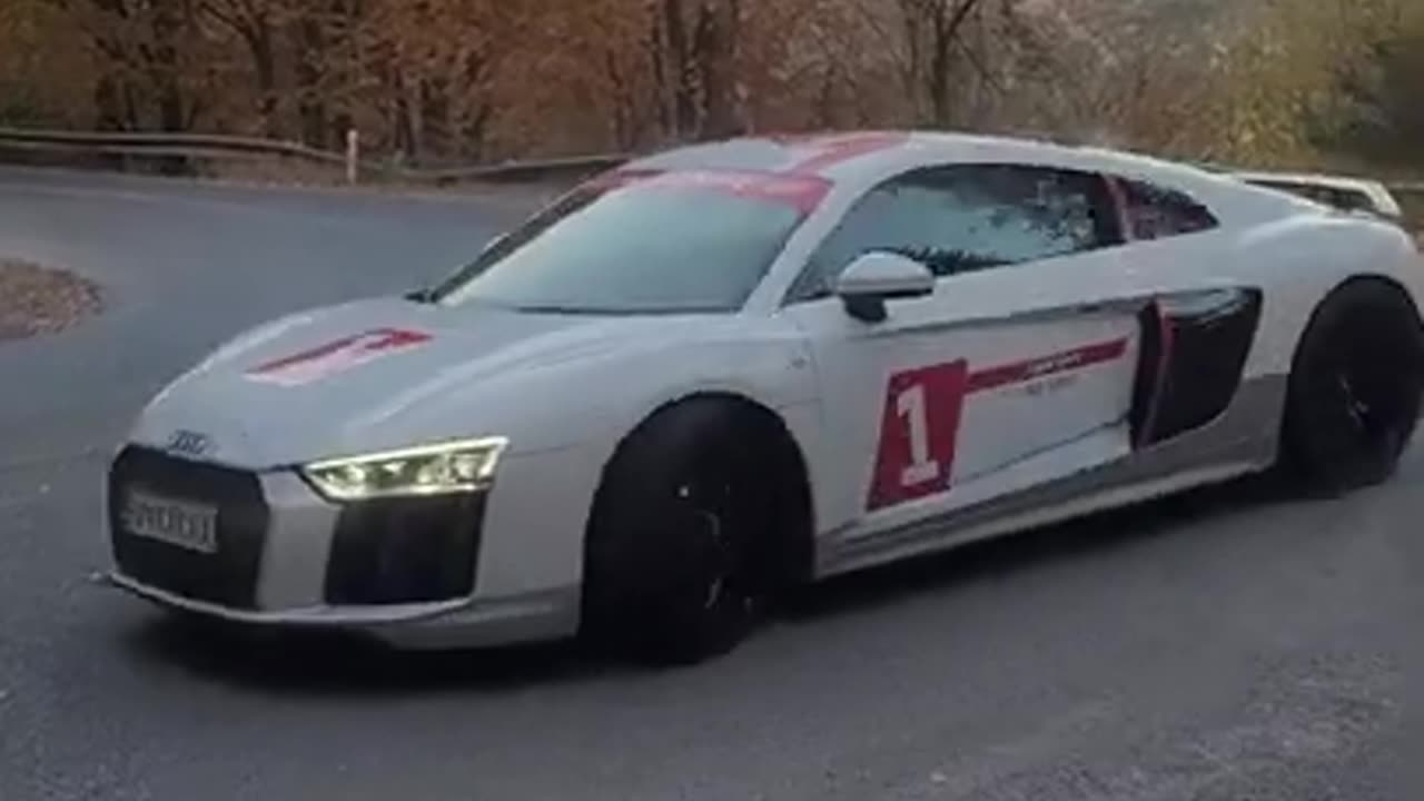 audi burnout,drift and slide