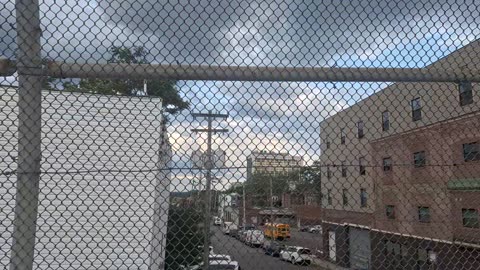 A layer of "clouds" in the atmosphere