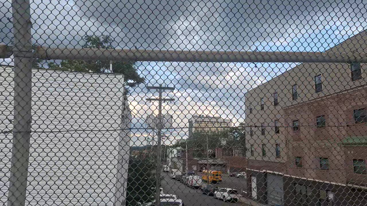 A layer of "clouds" in the atmosphere