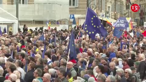 Trump's threats, Ukraine-related decisions triggers tens of thousands-strong demonstration in Rome