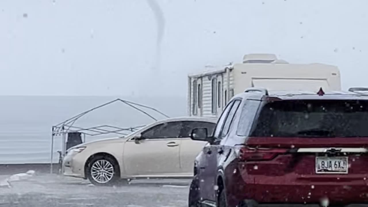 View of Water Spout From Playa Bonita RV Park