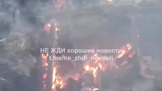 Burning Russian Trenches