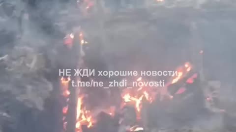 Burning Russian Trenches