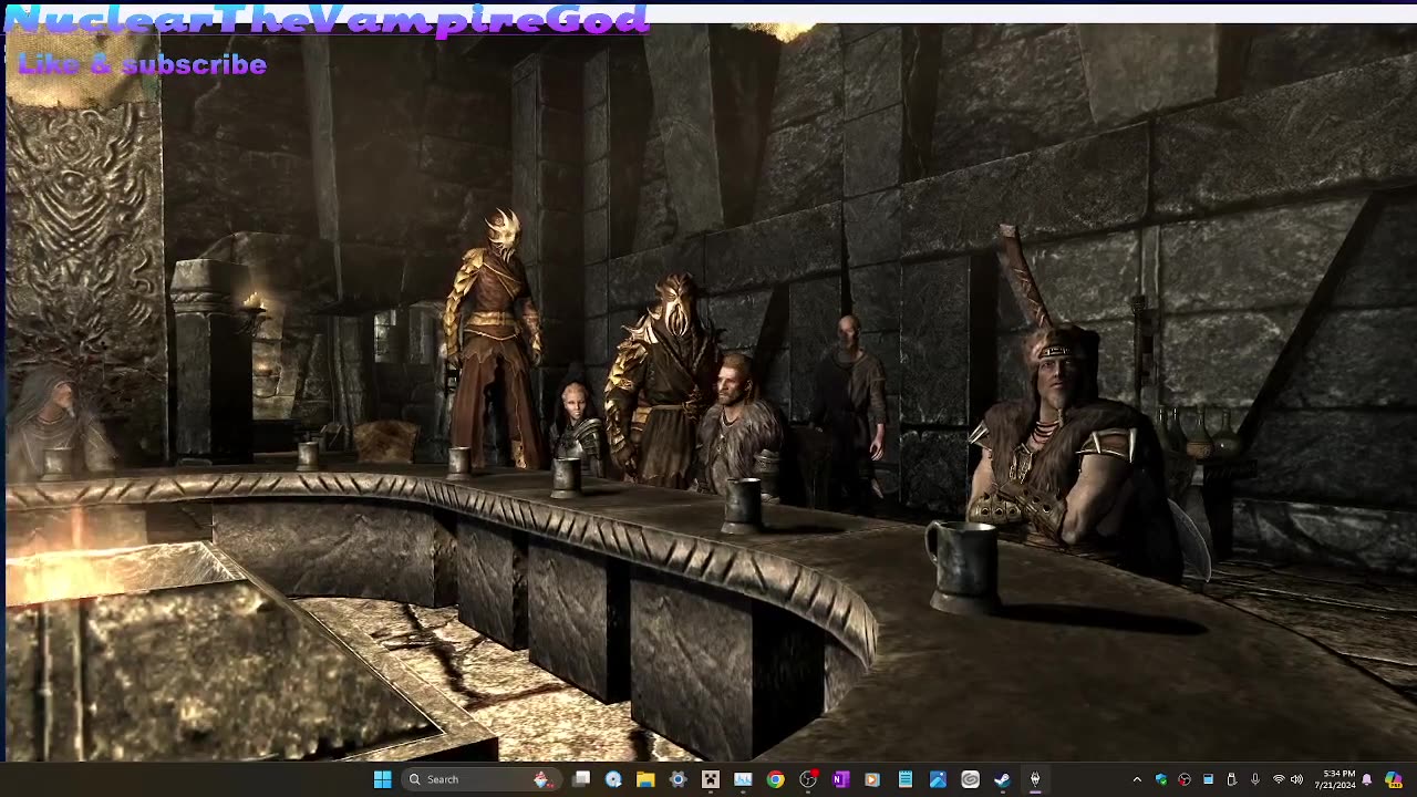 Skyrim peace council scene