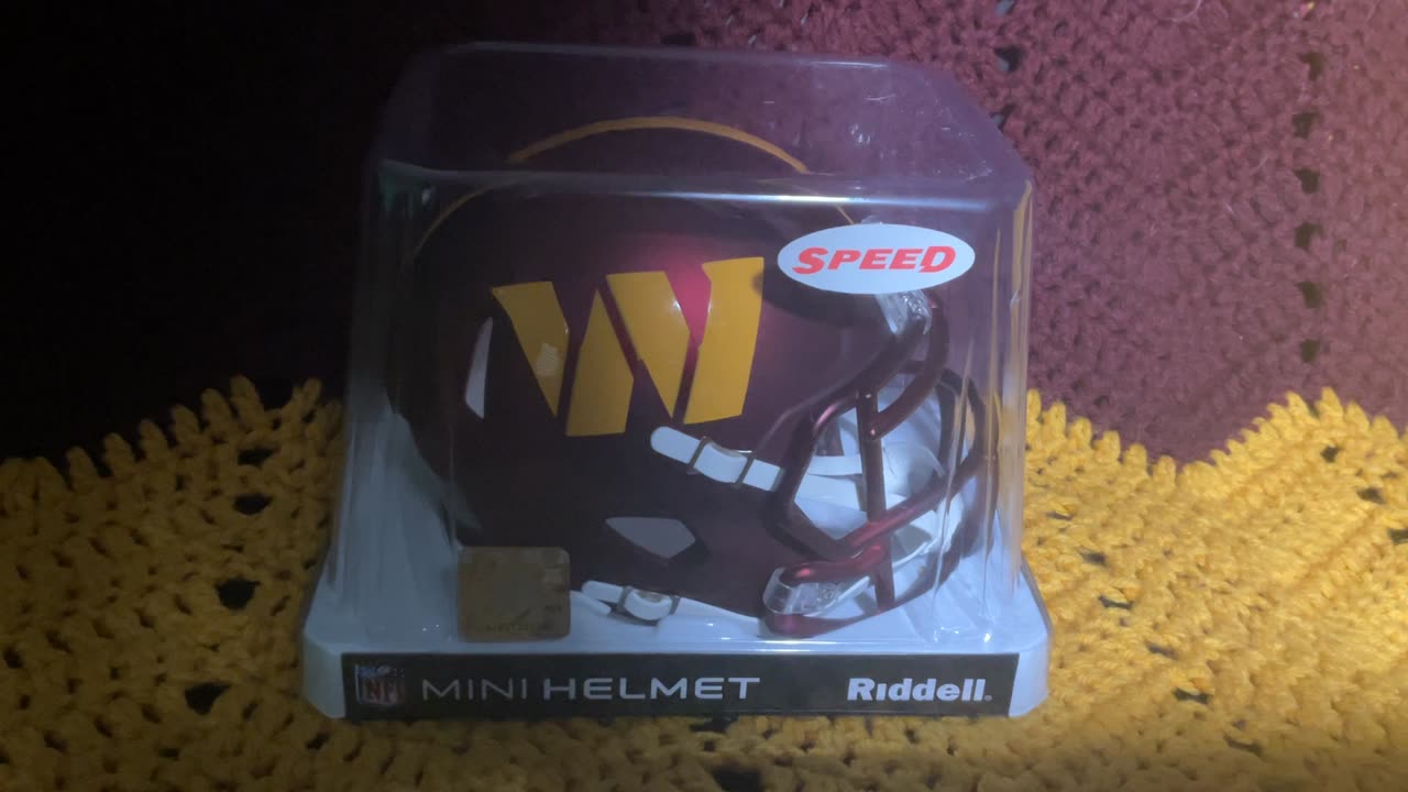 WASHINGTON COMMANDERS HELMET - #RAISEHAIL
