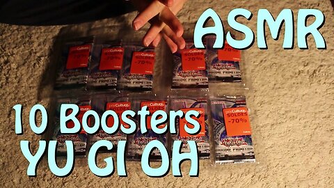 Ouverture de 10 Boosters Yu gi Oh ASMR