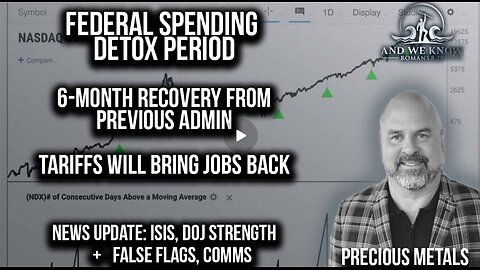 3.16.25- DETOX on Federal Spending, Gold-Silver up, ISIS, DOJ and False Flags. PRAY!