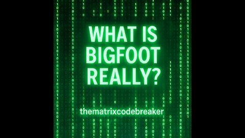 WHAT IS BIGFOOT REALLY?