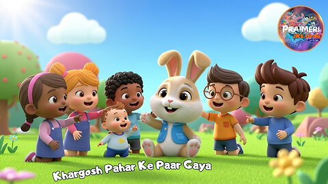 Rabbit Went Over The Mountain | Khargosh Pahar Ke Paar Gaya NEW REMIX Nursery Rhyme n Song for Kids