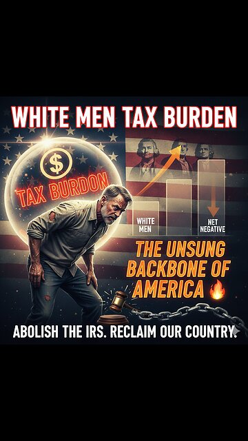 WHITE MEN TAX BURDEN: The Unsung Backbone of America