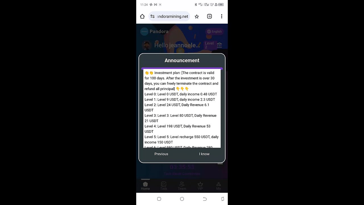 New latest legitimate staking platform / Pandora staking platform