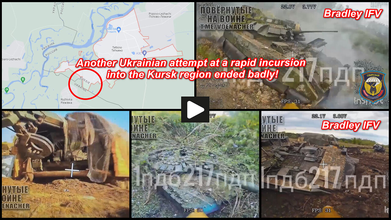 South of Tetkino: Russian forces destroy latest Ukrainian incursion attempt