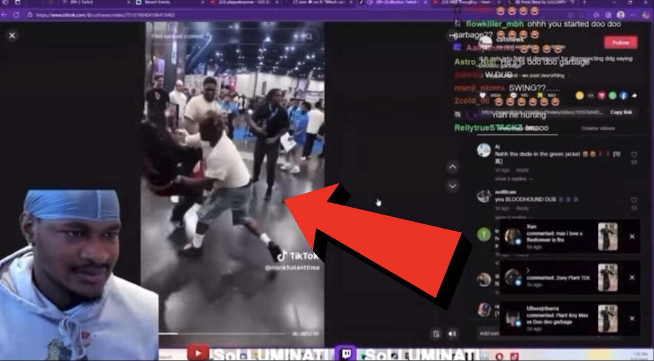 SoLLUMINATI reacts to DDG and his brother Dub fight at Dreamcon