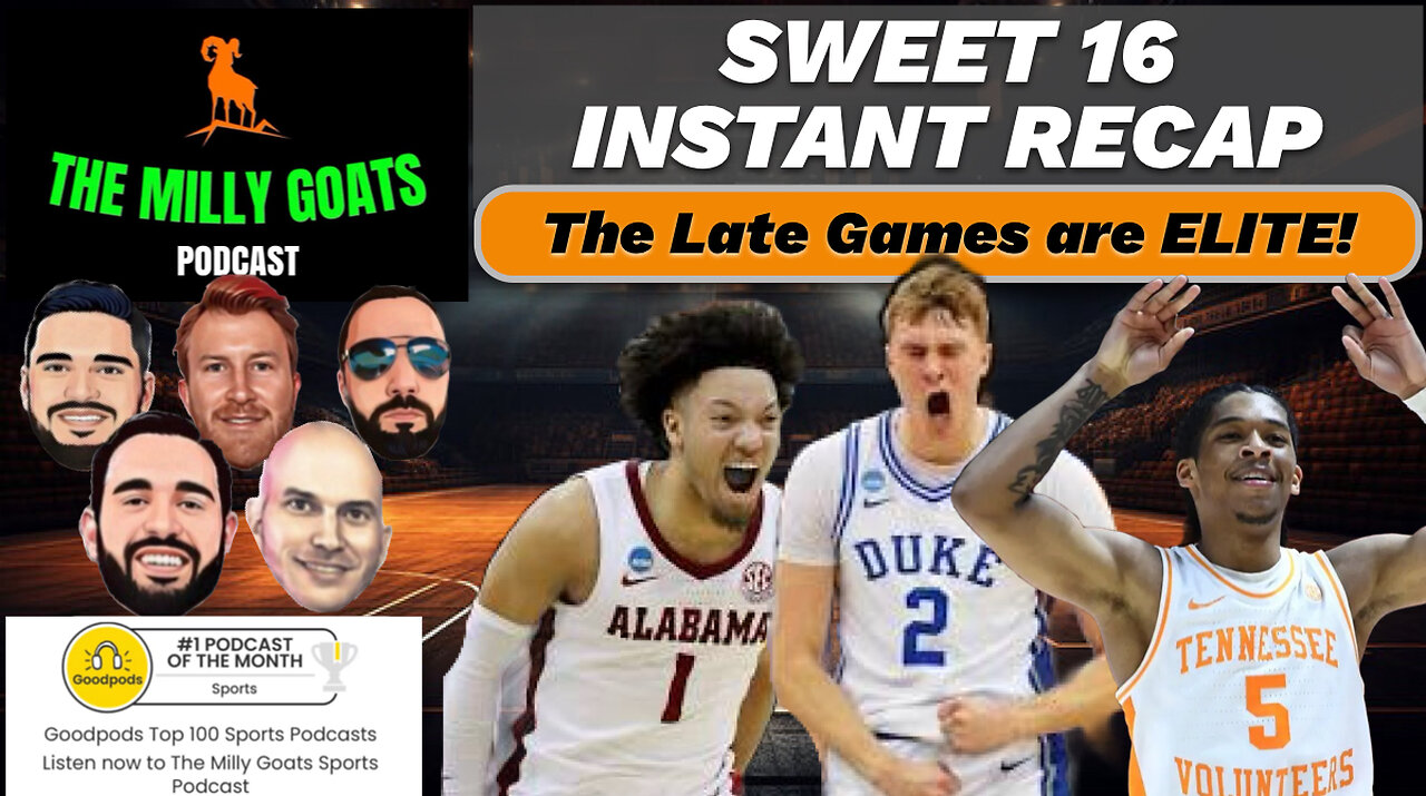 Sweet 16 Instant Recap & Late Games LIVE STREAM 🔴