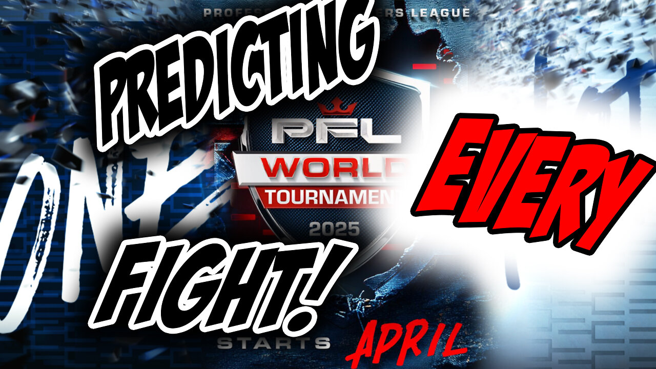 Predicting EVERY SINGLE PFL World Tournament Bracket!│CSC│PFL Predictions!