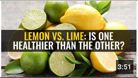 "Comparing Health Benefits: Lemon Versus Lime"