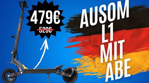 💥 AUSOM L1 für 479 €! E-Scooter mit 15,6 Ah Akku – echter Geheimtipp? #escooter #ausom
