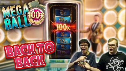 BACK TO BACK 100X MEGA BALL WINS!