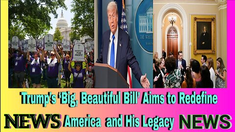 Trump’s Legacy Gamble: ‘One Big Beautiful Bill’ Pushes Bold Vision Amid Deep Divides