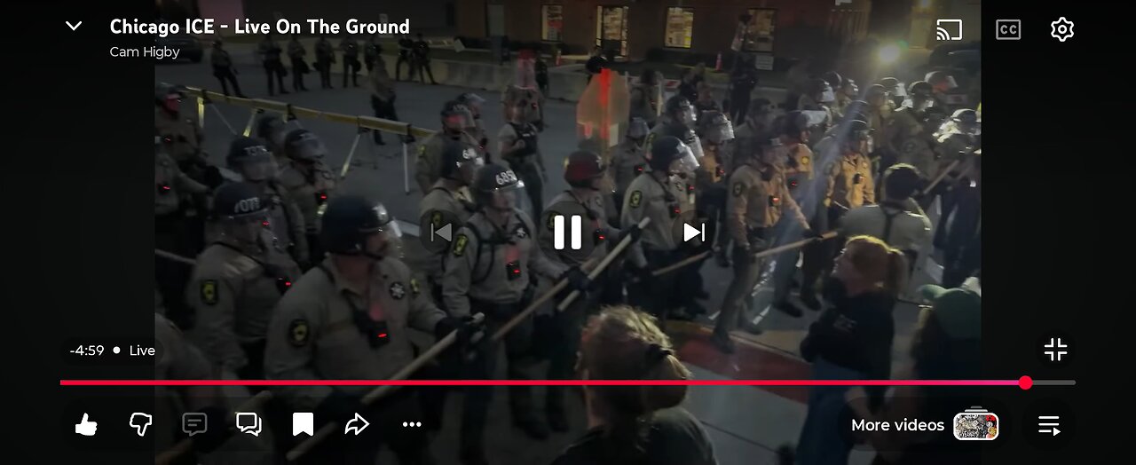 NO KINGS ORK ARMY IN CHICAGO REPELLED WITH BATONS 10/18/25