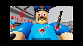 MAD BARRY UPDATE! BARRY'S PRISON RUN! Obby Walkthrough FULL GAME (#scaryobby) #Roblox