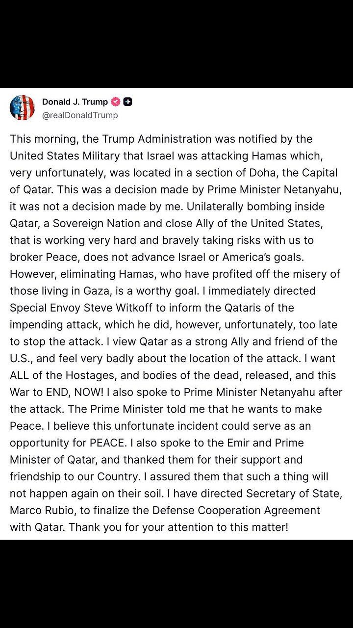 ISREAL CONDUCTS AIRSTRIKE🕍🇮🇱🛩️📸ON DOHA IN QATAR🇶🇦💥🏤💥🛩️💫