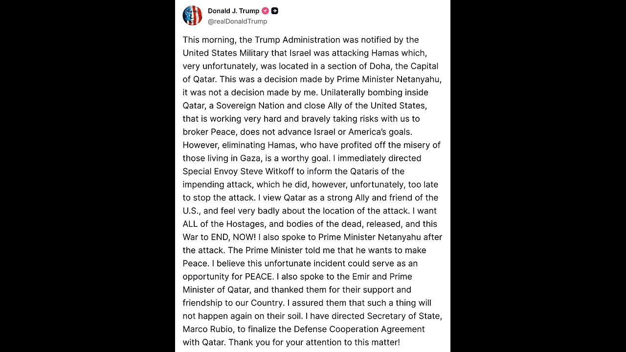 ISREAL CONDUCTS AIRSTRIKE🕍🇮🇱🛩️📸ON DOHA IN QATAR🇶🇦💥🏤💥🛩️💫