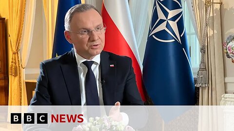 Poland's president calls for US nuclear support | BBC News