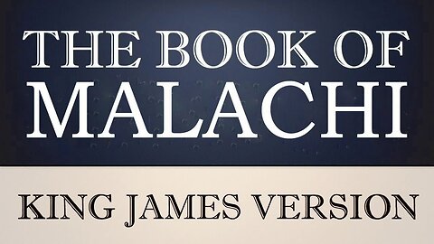 39) The Book of Malachi