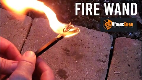 FIRE WAND - Waxed Hemp Wick by The Atomic Bear