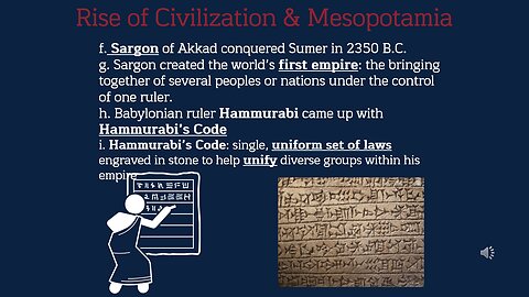 World History: Rise of Civilization & Mesopotamia Lesson