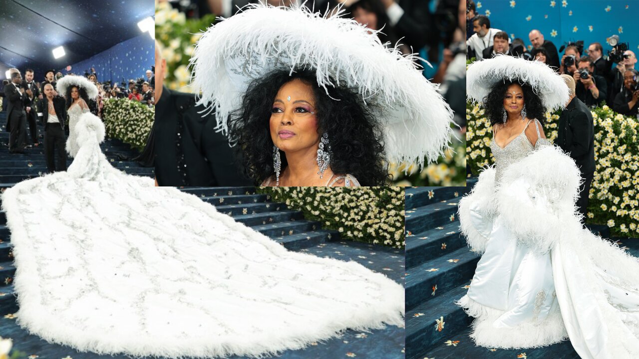 Diana Ross Shuts Down the Met Gala After 22 Years, Stunning in a Perfectly Themed Look