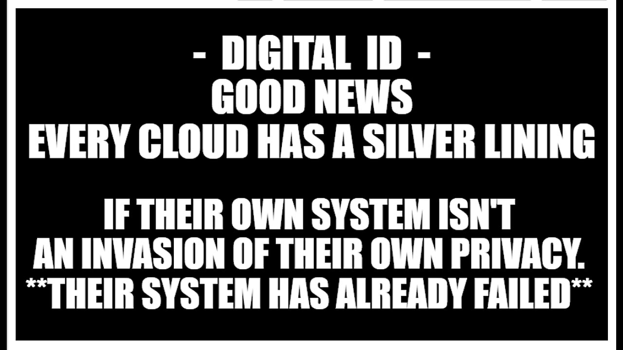 DIGITAL ID - EVERY CLOUD HAS A SILVER LINING