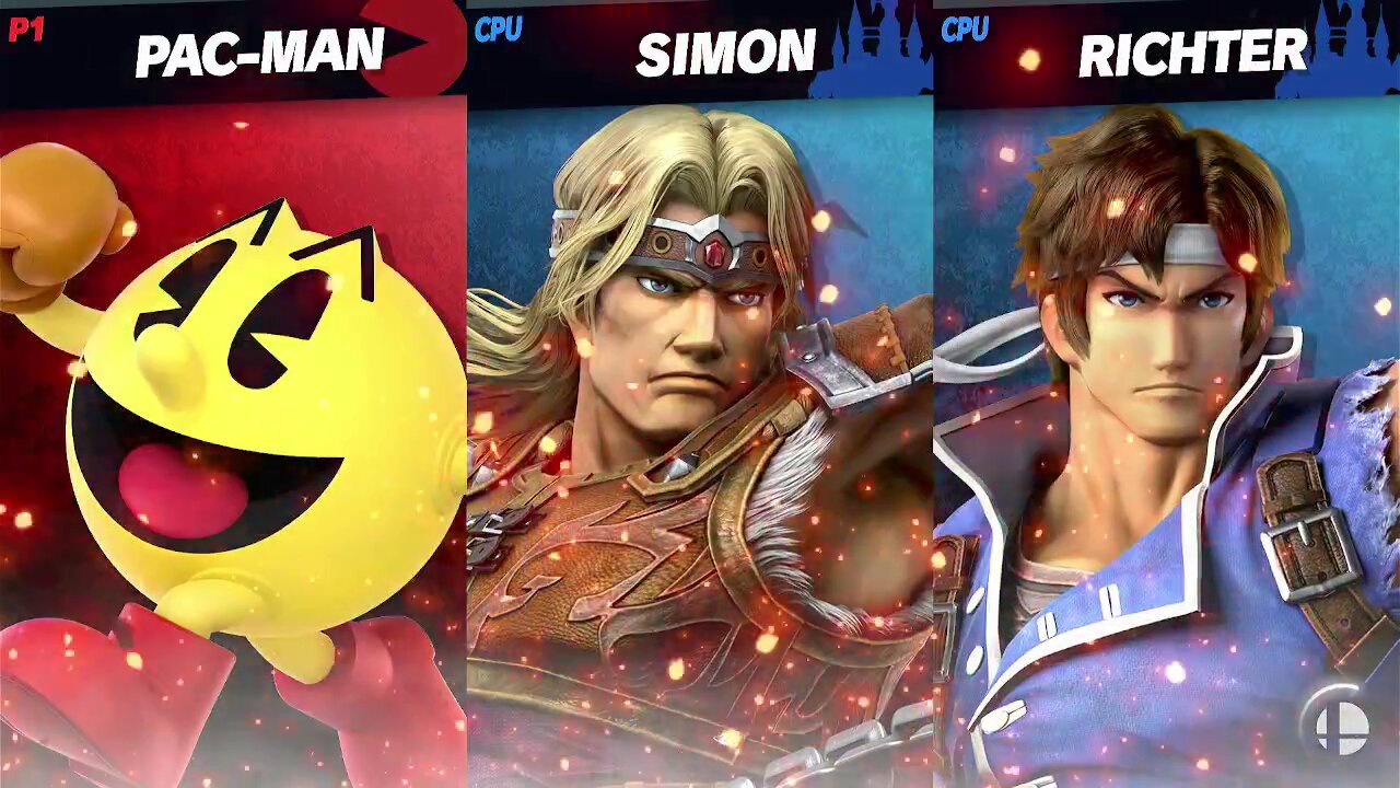Pac-Man vs Simon & Richter Belmont
