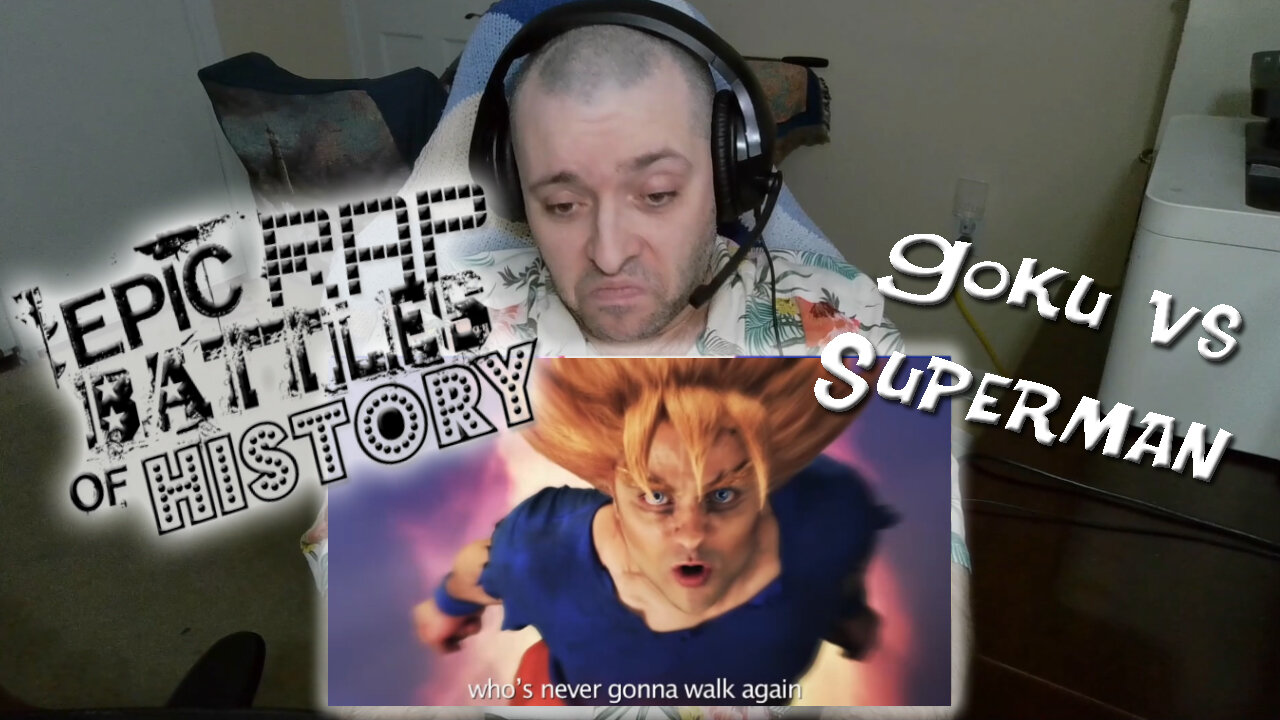 Epic Rap Battles Of History | Goku vs Superman| First Time Reacting