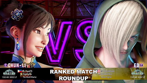 Kuya Kalbo SF6 Ranked Roundup. Chun Li Master Rank [Hori Fight Stick]