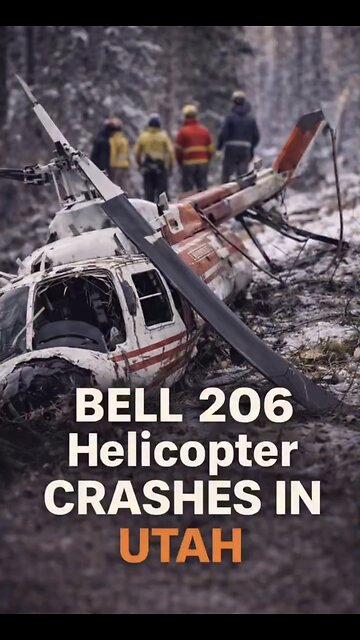 Helicopter 🚁 Crash insane luck all 4 survived