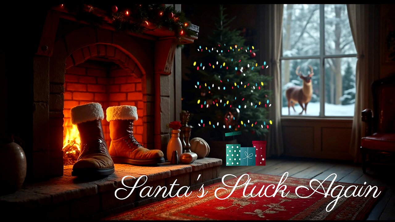 Santa's Stuck Again (version 1 & 2)