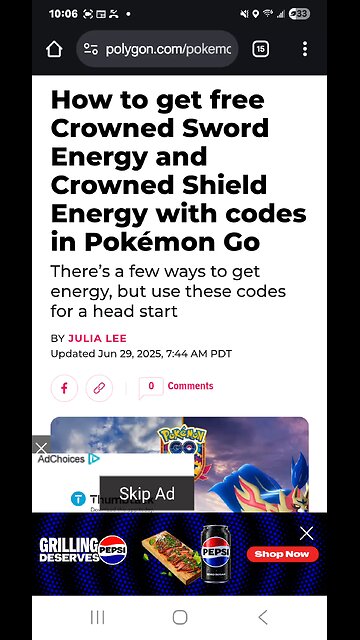Stop! || codes to complete your Sword and Shield energy || these can go away at any time!!
