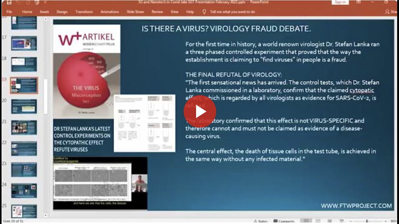 "Debunking Virology Myths: Does a 'Virus' Truly Cause Disease? - The FTW Project Evidence"