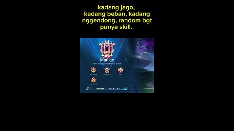 Gua Jago? Beban? Gendong? Terserah RNG 😅 | MLBB Shorts