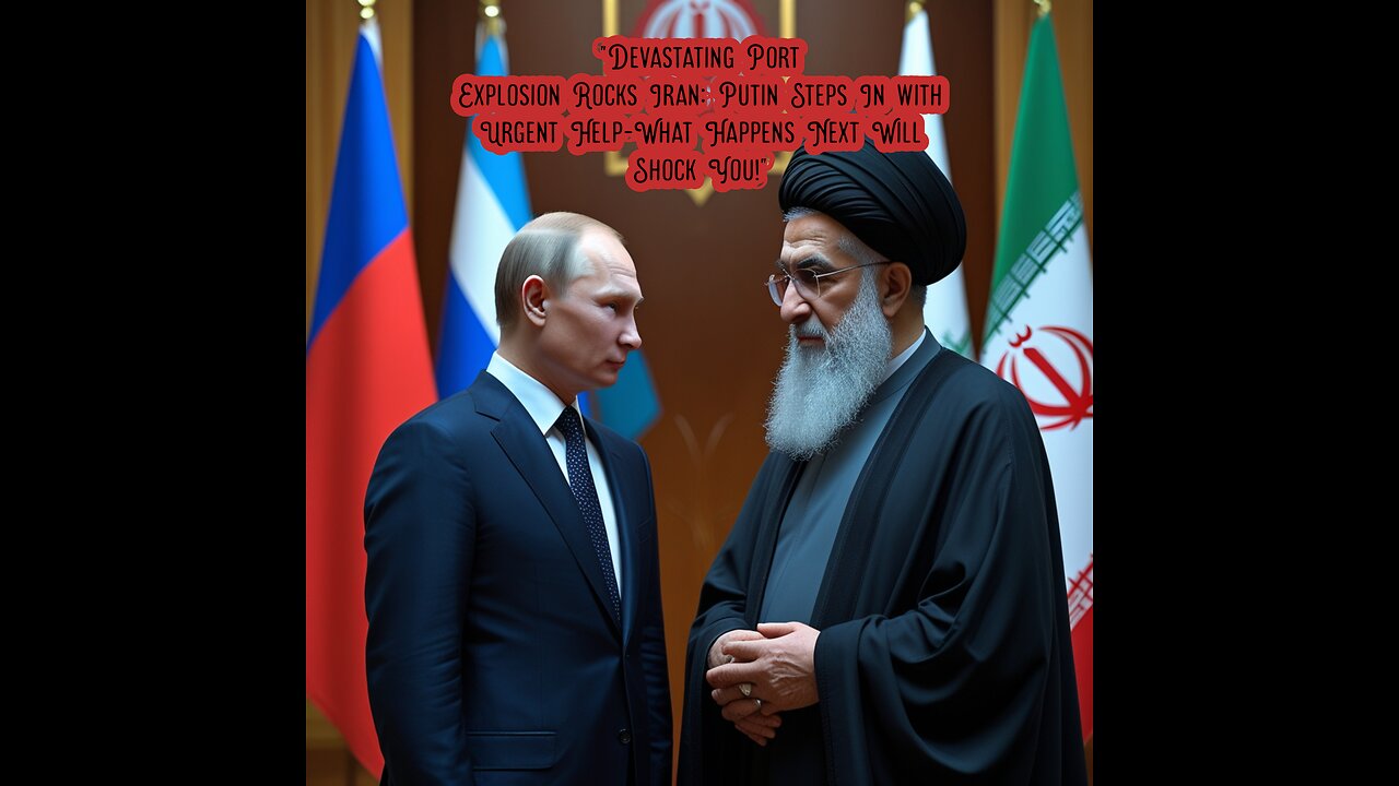 Devastating Port Explosion Rocks Iran: Putin Steps In with Urgent Help-What Happens Next Will ShockU