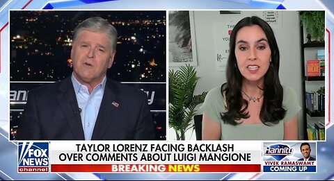 Hannity Battles Taylor Lorenz Over Praising Luigi Mangione