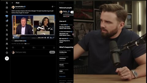 Jackson Hinkle ~ CANDACE OWENS SILENCES PIERS MORGAN