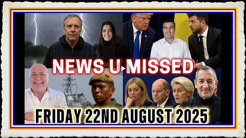 CHARLIEWARD DAILY NEWS WITH CHARLIE WARD WARREN THORNTON FRIDAY 22ND AUGUST 2025